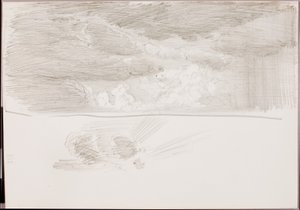 (Sem título) (Estudo de nuvens) de George Elbert Burr