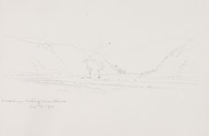 Abaixo de Bingen Olhando para o Reno de George Elbert Burr