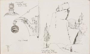 Chaminé, Altdorf, Suíça/Felsenthor, Rigi, Suíça de George Elbert Burr