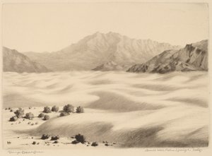 Dunas perto de Palm Springs, Califórnia (nº 2) de George Elbert Burr