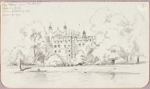 Eton College a partir do rio de George Elbert Burr