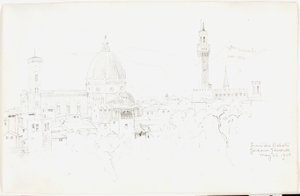 Dos Jardins de Boboli, Florença de George Elbert Burr