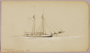 Barco de madeira, Mackinac de George Elbert Burr