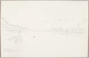 Ponte velha em Heidelburg de George Elbert Burr