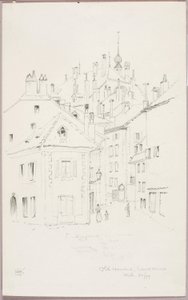Casas antigas, Lausana de George Elbert Burr
