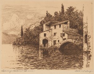 No Lago Como de George Elbert Burr