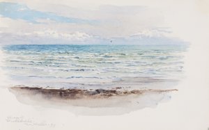 Costa em Pwllheli, N. Wales, 1899. de George Elbert Burr