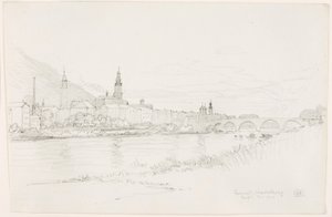 Pôr do sol, Heidelberg de George Elbert Burr