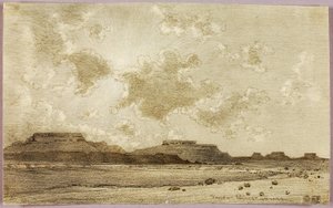 Sem título (desenho de transferência para impressão) de George Elbert Burr