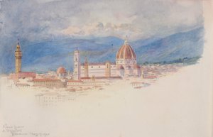 Vista de S. Miniato, Florença, 1900.