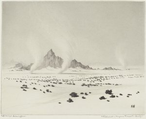 Whirlwinds, Deserto de Mojave, Califórnia (nº 3)