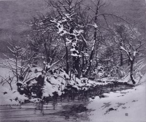 Manhã de inverno de George Elbert Burr
