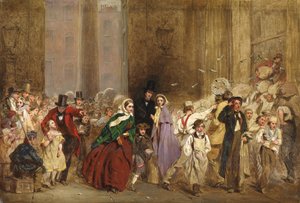 Um esboço para os Correios, de um minuto a seis, 1860