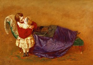 Boa Noite, 1863 (óleo sobre papel) de George Elgar Hicks