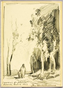 Recordação de um jantar agradável de George Elmer Browne