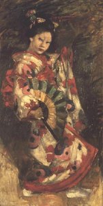 Menina Japonesa (óleo sobre tela)
