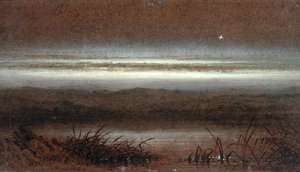 Manhã cedo (óleo a bordo) de George F. Teniswood
