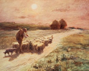 Fim do dia, 1890 de George Faulkner Wetherbee