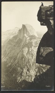 Glacier Point (3200 pés) e Half Dome (5000 pés)