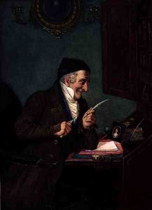 The Lover (aguarela sobre papel) de George Fox