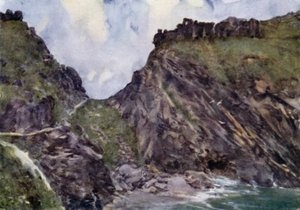 Castelo do Rei Artur, Tintagel (cor litho)