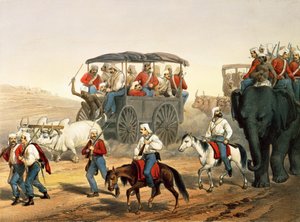 1781.c8 Pl.5 Tropas apressando-se para Umballa, de 