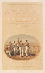 Sipaios na prática do rifle, 1857 por volta de