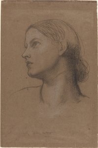 Cabeça de uma jovem de George Frederic Watts