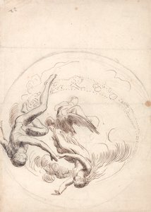 Estudo para uma Decoração Circular de Tecto de George Frederic Watts
