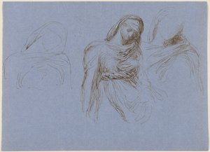 Estudo da Morte para "Tempo e Morte" de George Frederic Watts