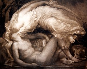 Endymion, gravado por Frank Short de George Frederick (after) Watts