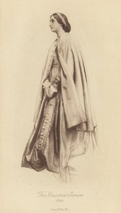 Virgínia, Condessa Somers (litho) de George Frederick (after) Watts