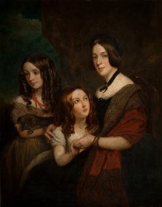 Lady Caroline Towneley com duas de suas filhas, Caroline e Emily (cópia após Francis Grant), 1860