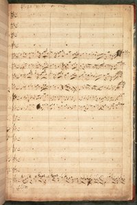 R.M.20.h.5 f18 partitura original para o hino de coroação para George II e rainha Caroline de George Frederick Handel