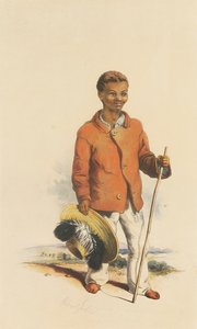 Karl Julius é um pastor hotentote de George French Angas