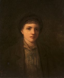 Cabeça de um rapaz (óleo sobre tela) de George Fuller