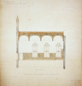 New College Oxford: Design para o telhado do New Hall