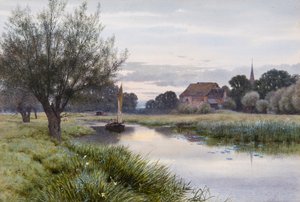 Navegar no Ouse em Houghton de George Gordon Fraser