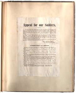 Apelo para nossos soldados, Ohio [em scrapbook], c.1861-1865 de George Hatch