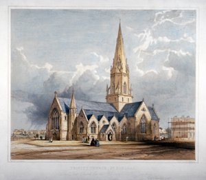 Igreja da Santíssima Trindade, Hartland Road, Hampstead, Londres, 1850.