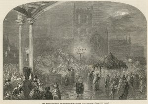 The Borough Market, Londres, na véspera de Natal
