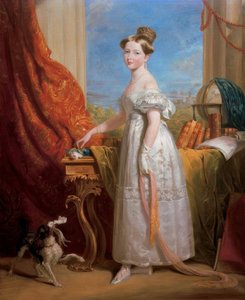 Retrato da princesa Victoria de George Hayter