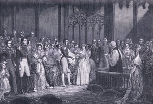 Casamento da Rainha Vitória em 1840 de George Hayter