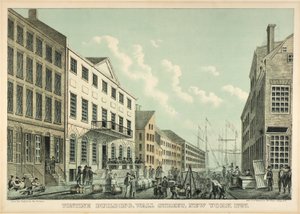 Edifício Tontine, Wall Street, N.Y., 1797