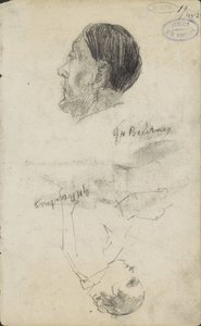 Estudos de duas figuras de George Hendrik Breitner (signed by artist)