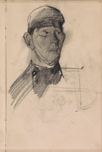 Busto de um homem com toucado de George Hendrik Breitner