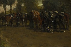 Cavalaria na Repose de George Hendrik Breitner
