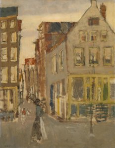 O Lauriergracht junto à Tweede Laurierdwarsstraat de George Hendrik Breitner