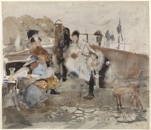 Companhia em um barco de George Hendrik Breitner
