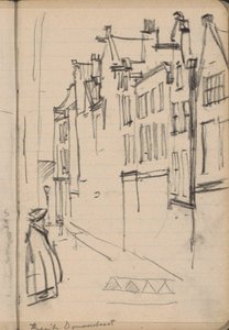 Vista da Buiten Dommersstraat em Amesterdão de George Hendrik Breitner